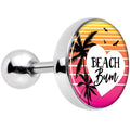 16G 1/4 Tropical Paradise Beach Bum Tragus Cartilage Earring