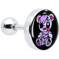 16G 1/4 Attitude Teddy Bear Tragus Cartilage Earring by Onyx O