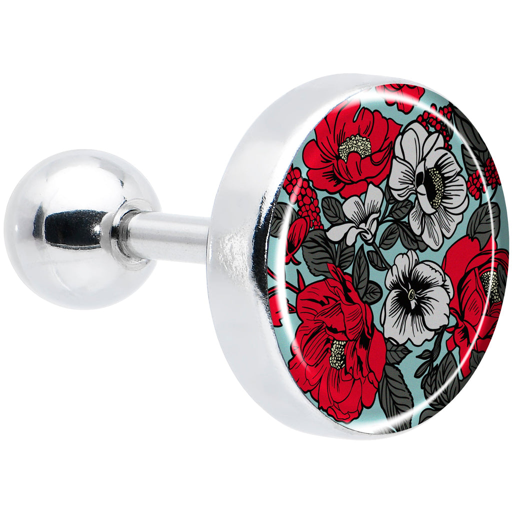16G 1/4 Blossom Creation Vibrant Bloom of Flowers Cartilage Earring by Onyx O