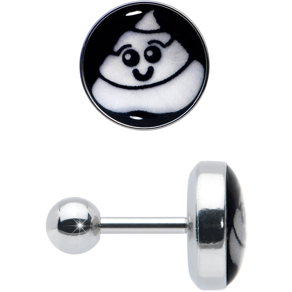16G Glow in the Dark Poop Tragus Cartilage Earring by Onyx O