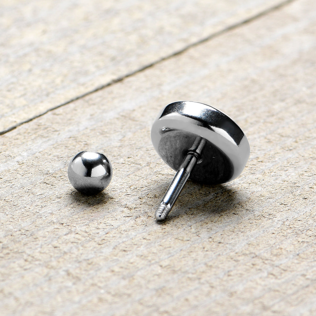 16G 1/4 Panda Love Cartilage Tragus Earring by Onyx O