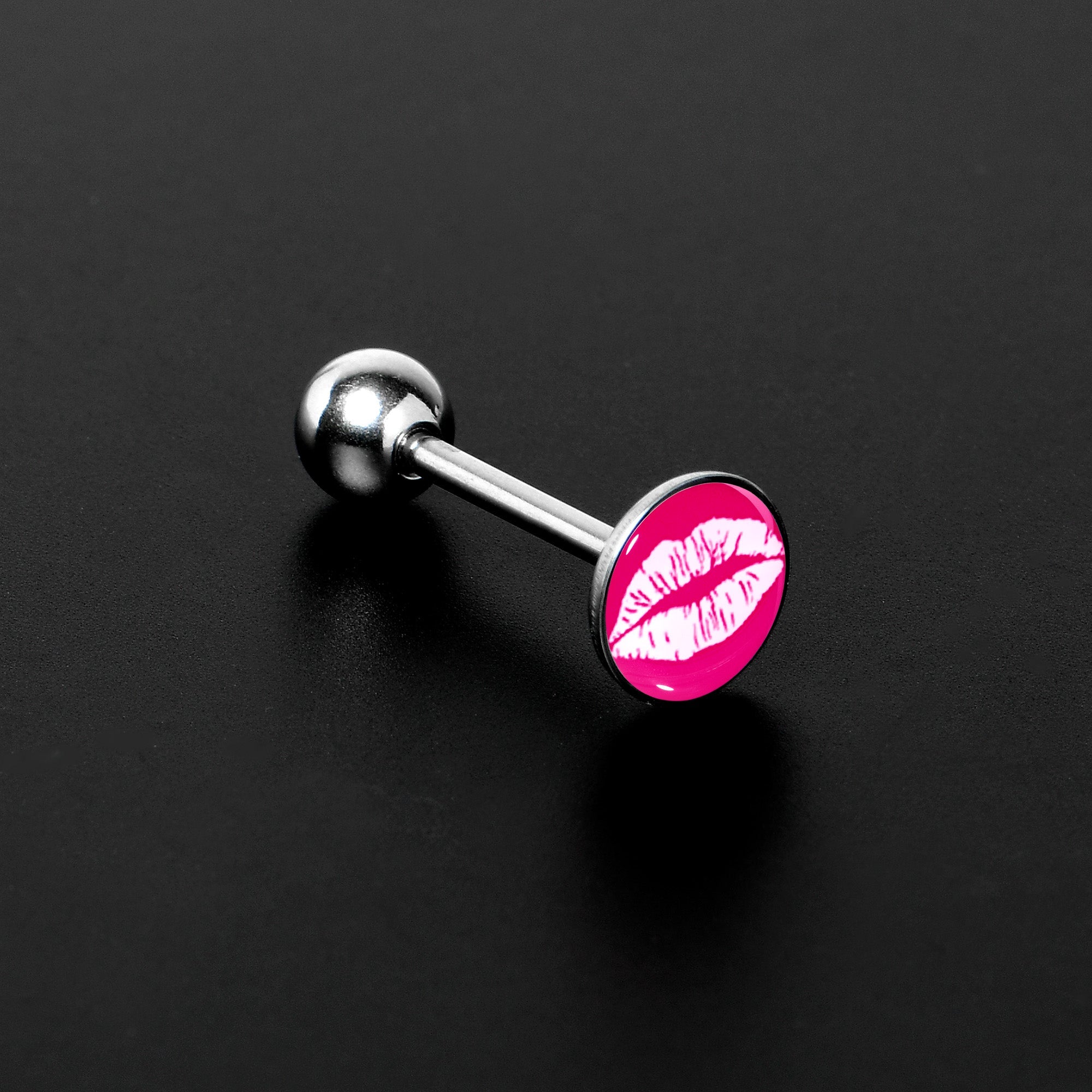 Red Hot Lips Barbell Tongue Ring by Onyx O