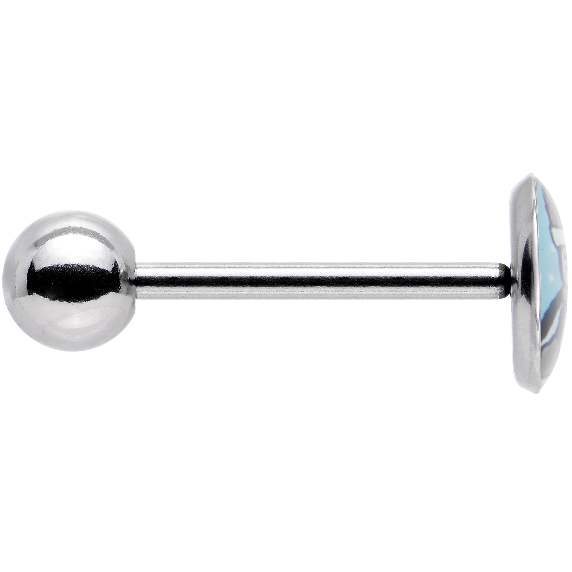 Snowfall Holiday Penguin Barbell Tongue Ring by Onyx O