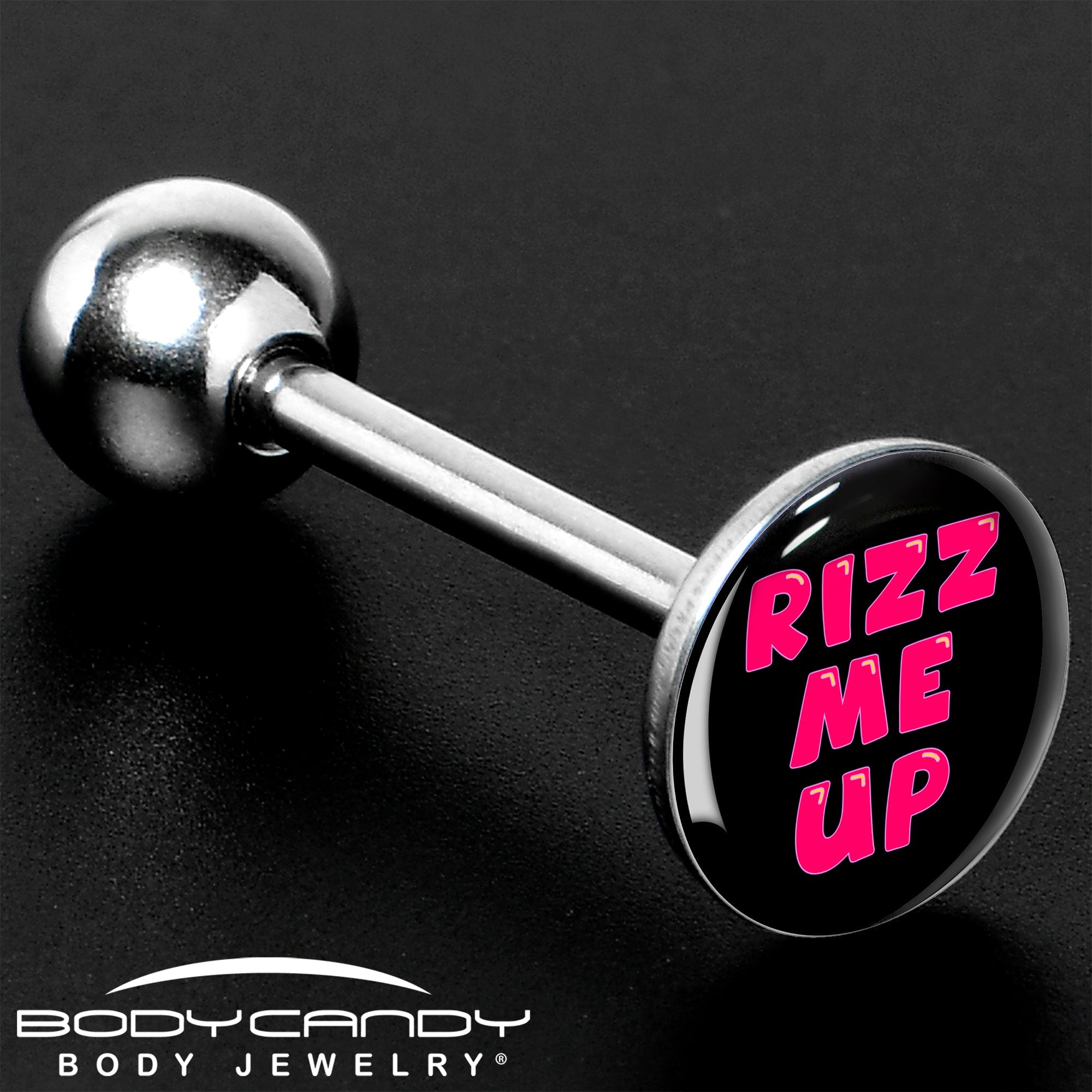 RIZZ ME UP Barbell Tongue Ring by Onyx O