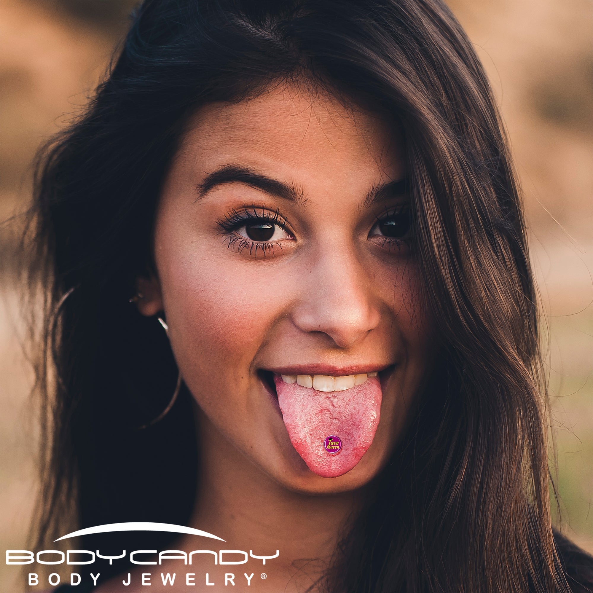 Taco Queen Barbell Tongue Ring by Onyx O