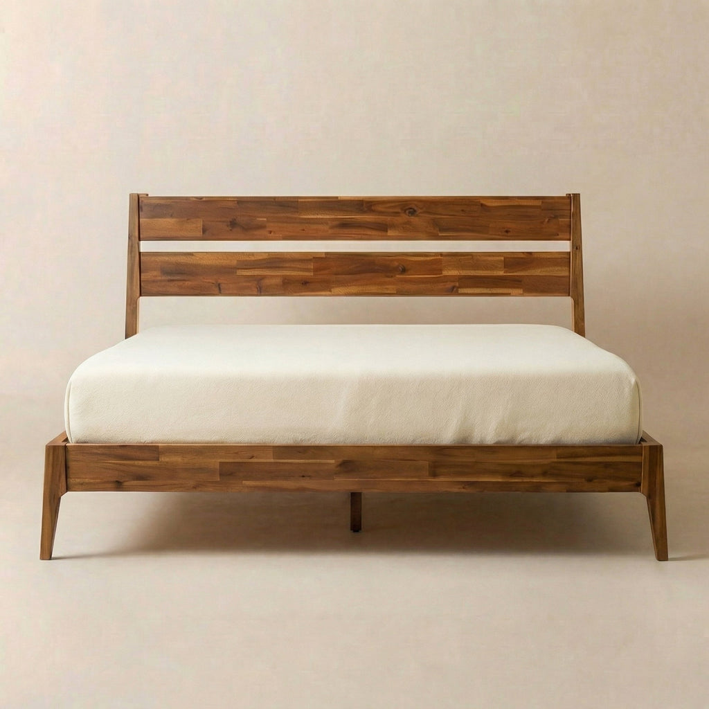 [Buy 1 Get 1] Callisto Solid Wood Bed Frame and Nightstand