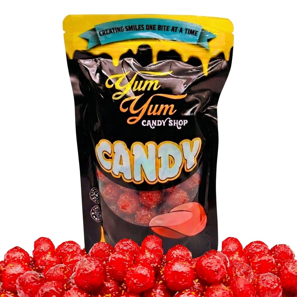 Chamoy Cherry Sours – Sweet, Savory & Tangy Candy | Yum Yum Candy Shop