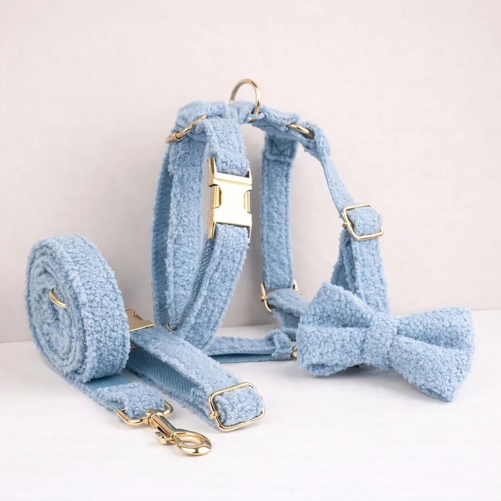 Light Blue Teddy Set
