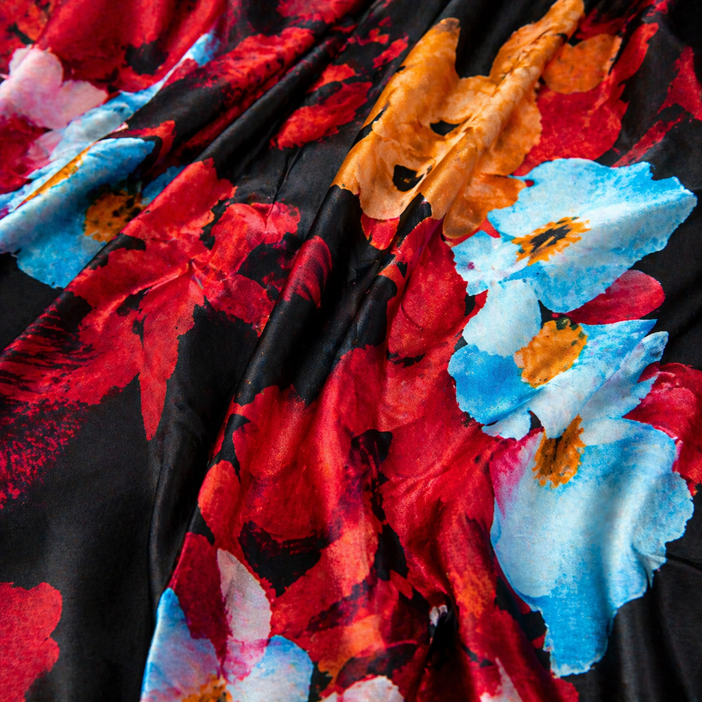 Fire & Ice Floral Kimono