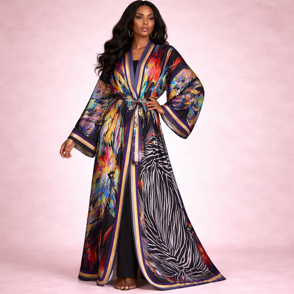 Artistic Graffiti Kimono