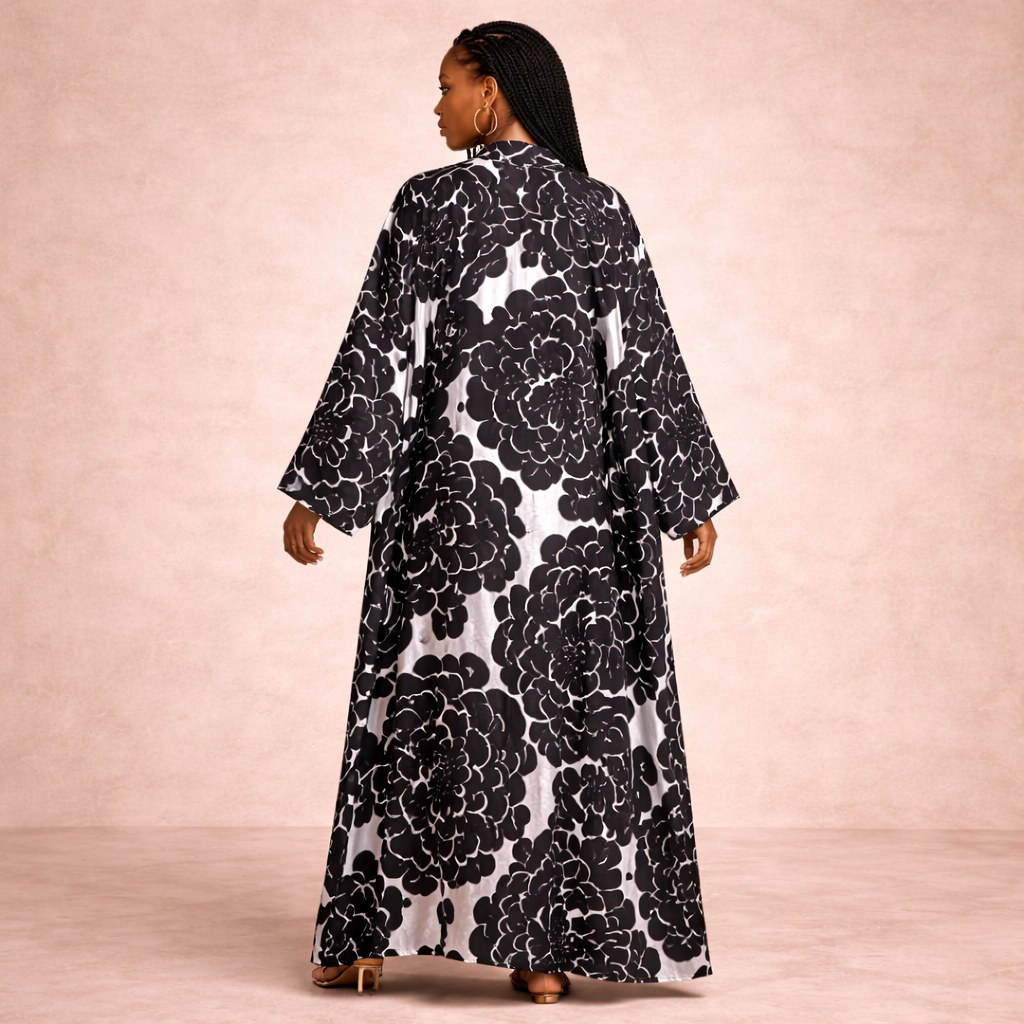 Midnight Bloom Kimono