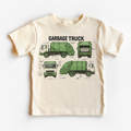 Garbage Truck Blueprints Shirt - Fun Garbage Truck Tee