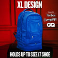 Royal Blue Leather Carryon Bag (XL Design) *Holds Size 17