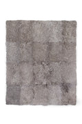 CURLY GOATSKIN RUG – Silver Grey