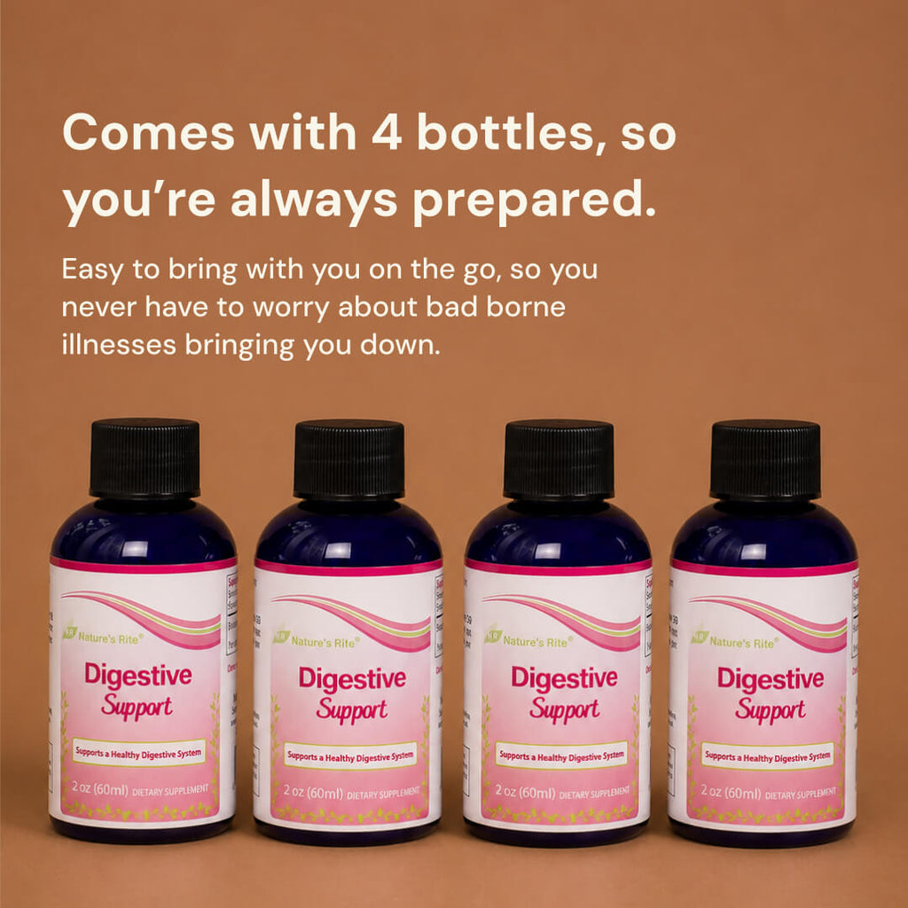 Digestive Support (Pack of 4 bottles)