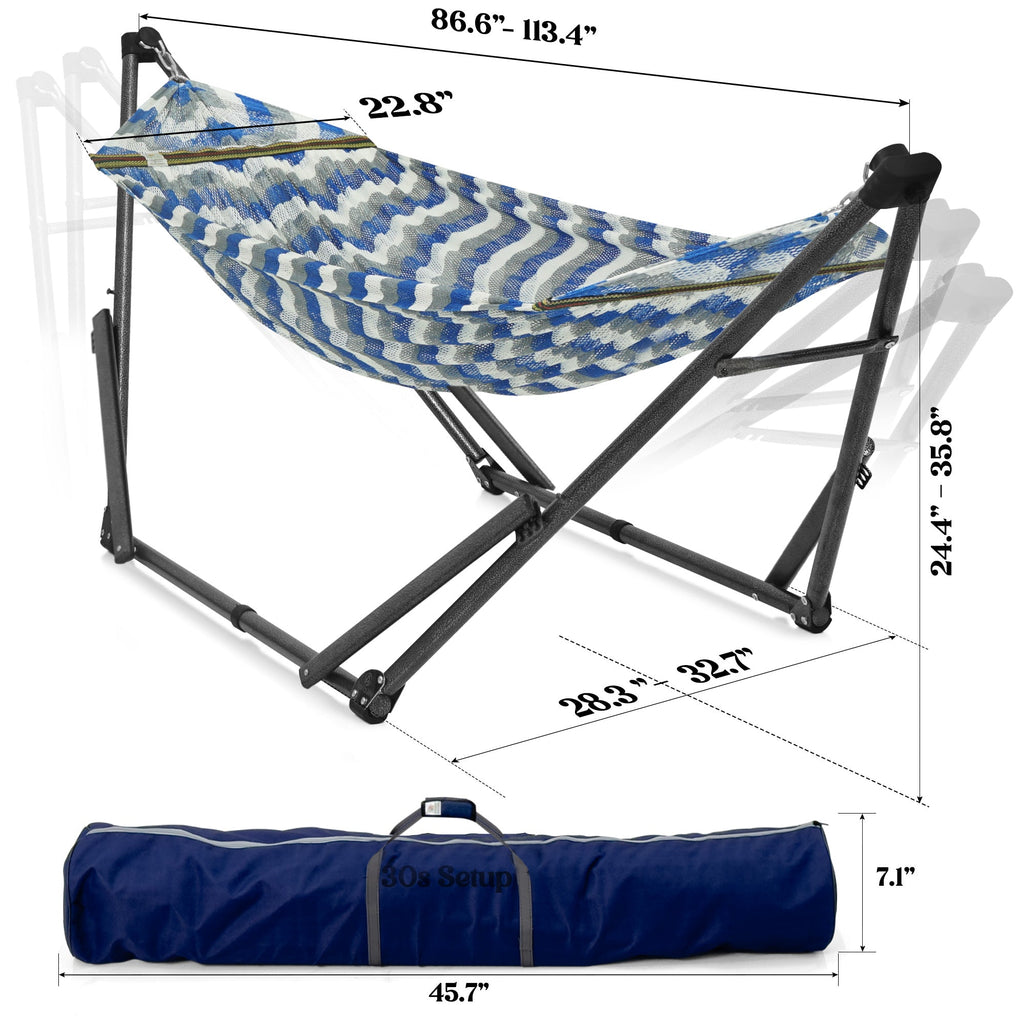 Tranquillo Uniki Collapsible Hammock Stand for Ultimate Relaxation