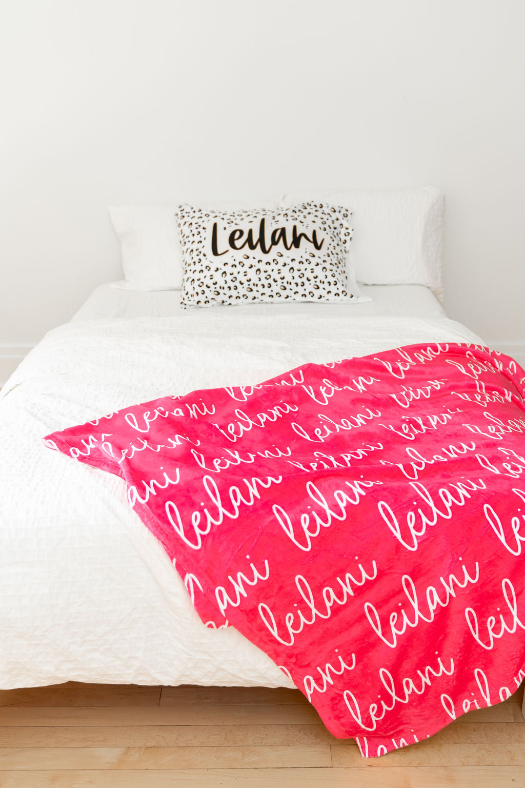Pink Tones Personalized Minky Blanket