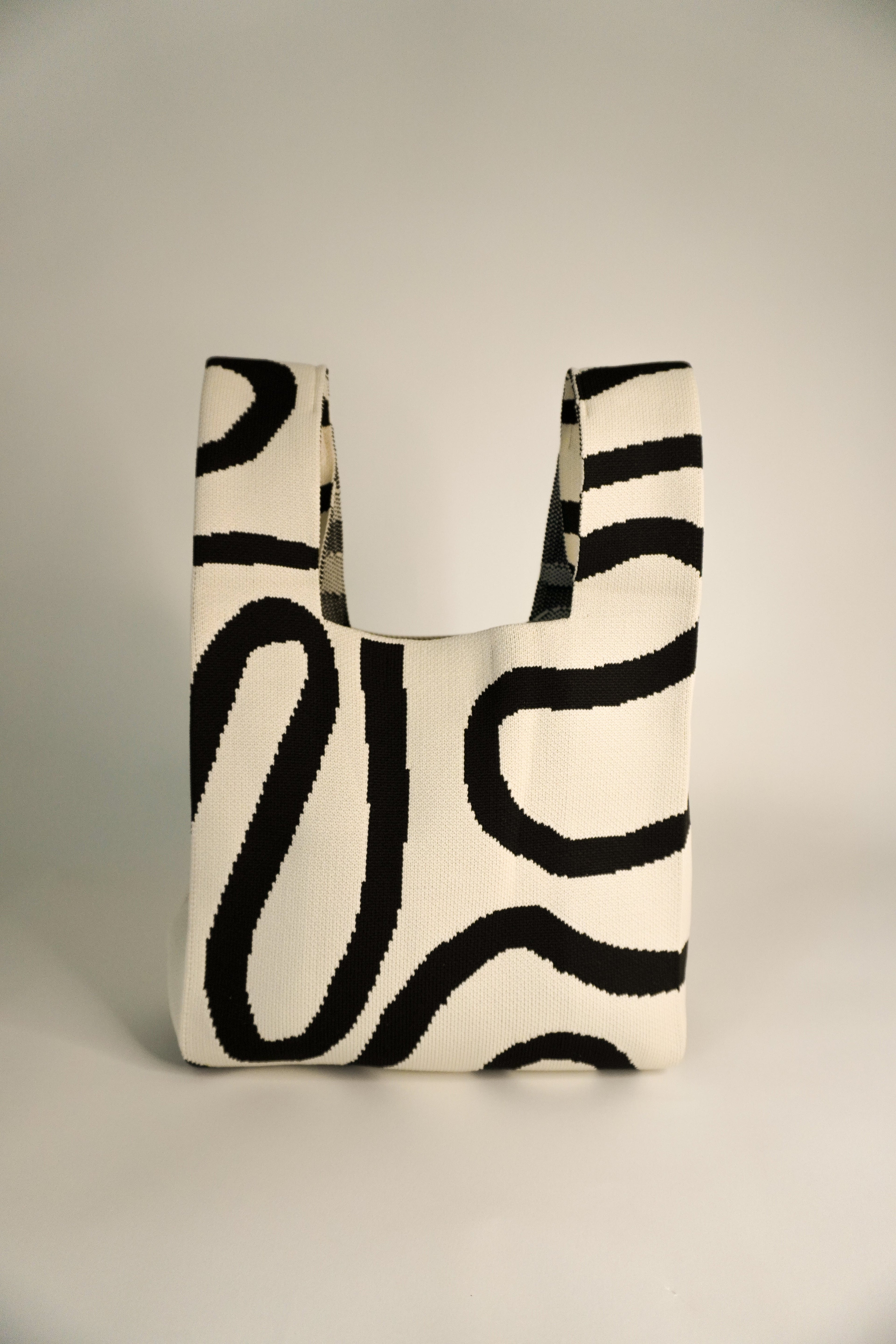Meander Black Handbag