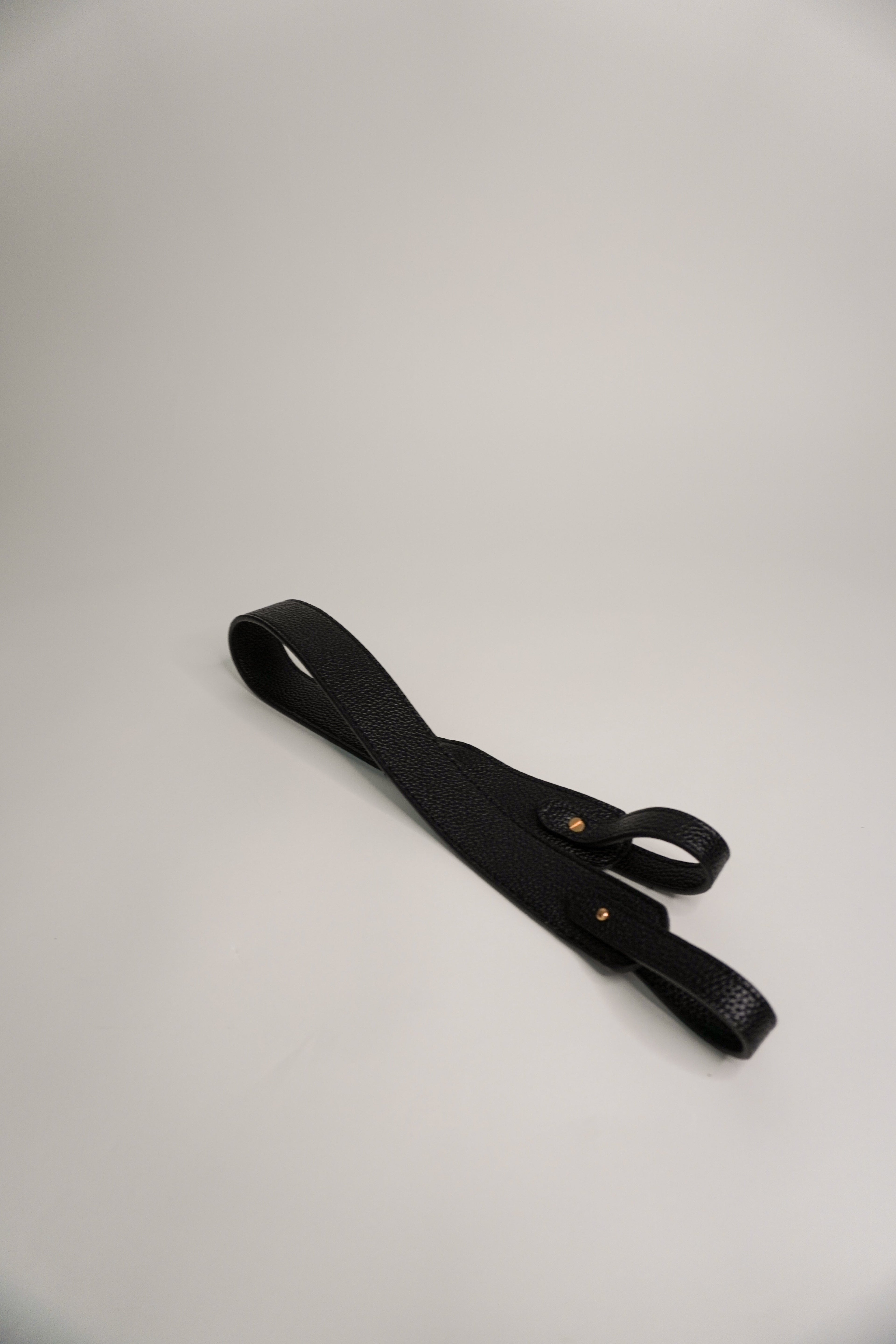 Black Vegan Leather Strap