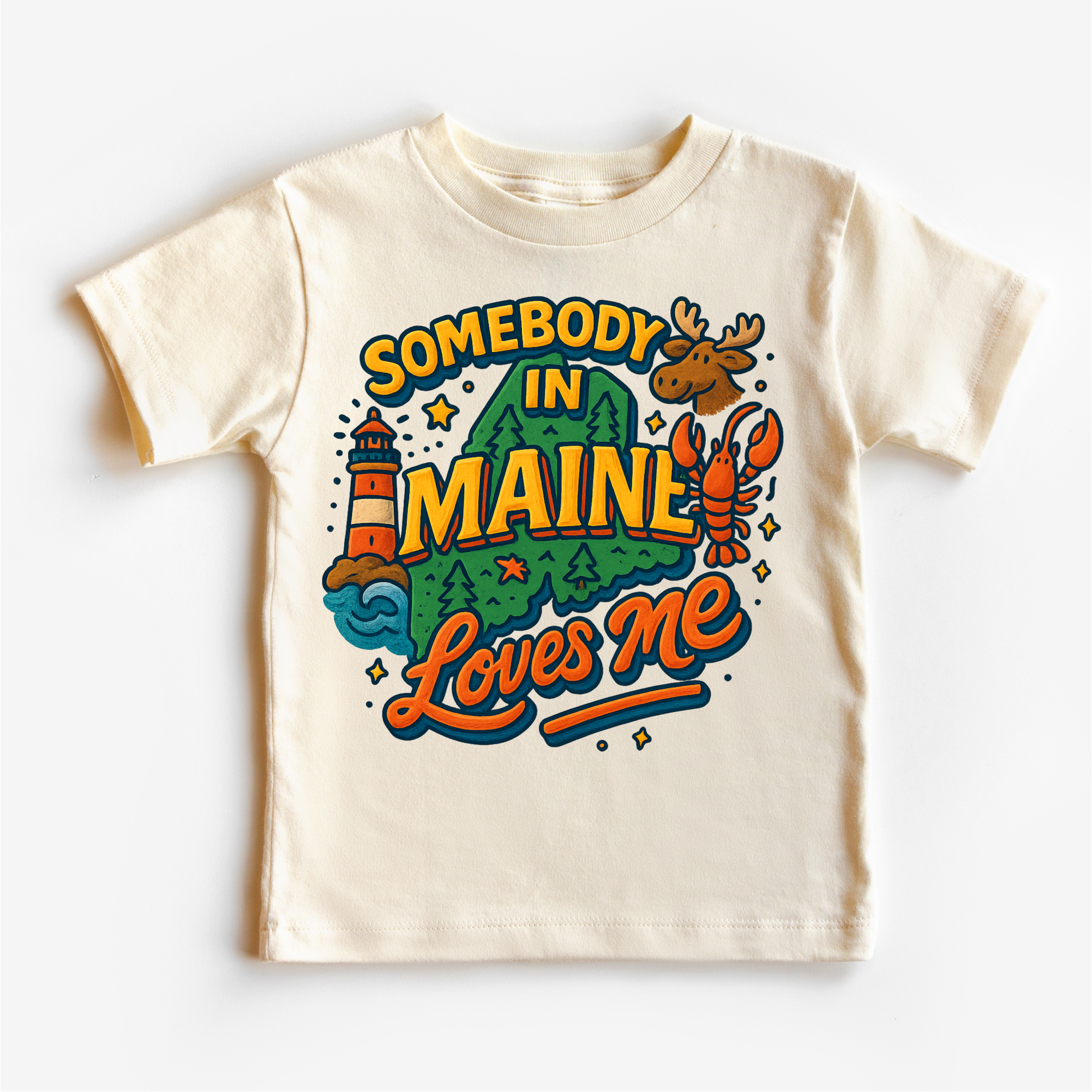 Somebody In Maine Loves Me Shirt - State Souvenir Tee