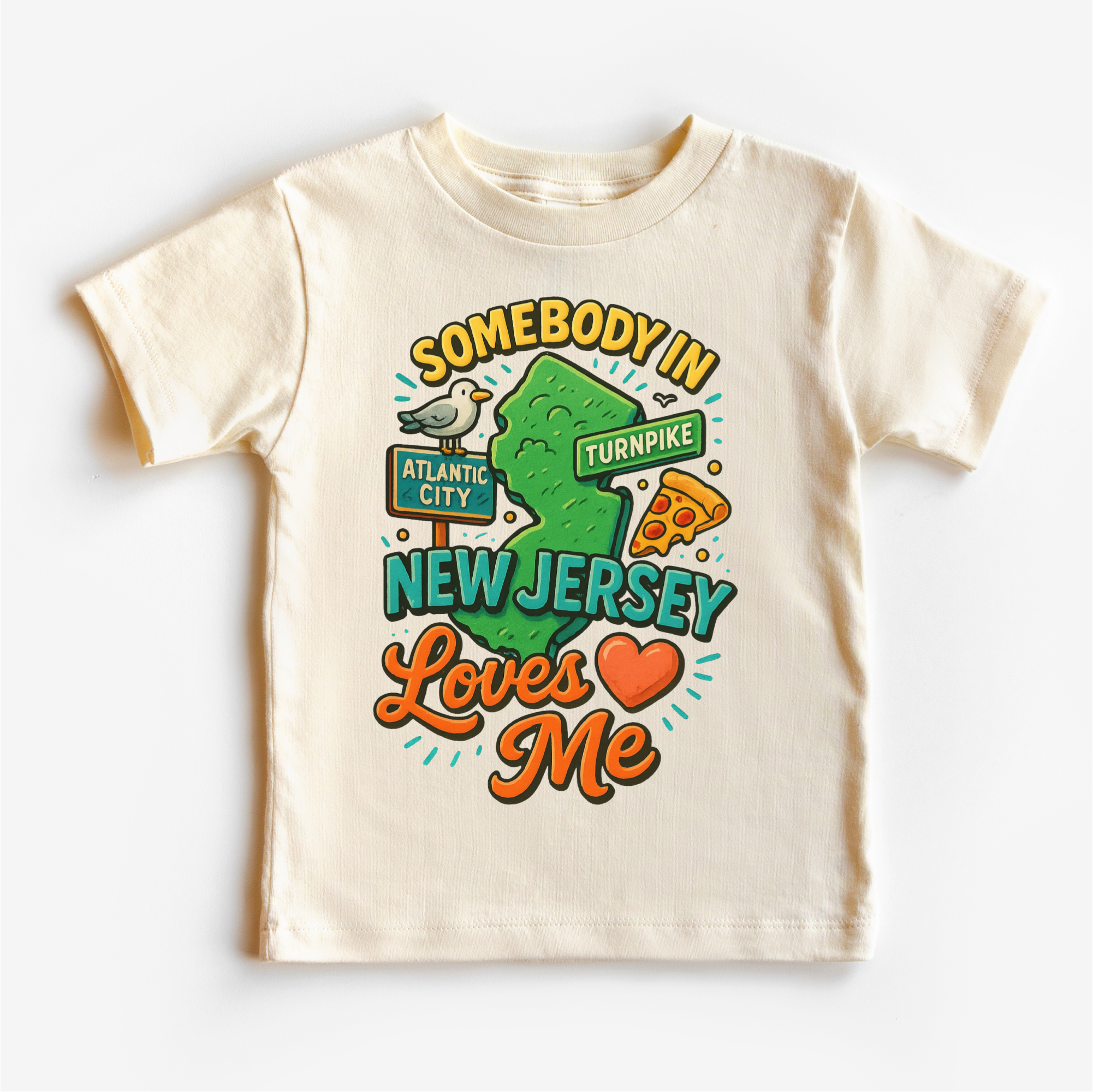 Somebody In New Jersey Loves Me Shirt - State Souvenir Tee