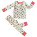 Evalyn Chickens Bamboo 2-Piece Long Sleeve Set