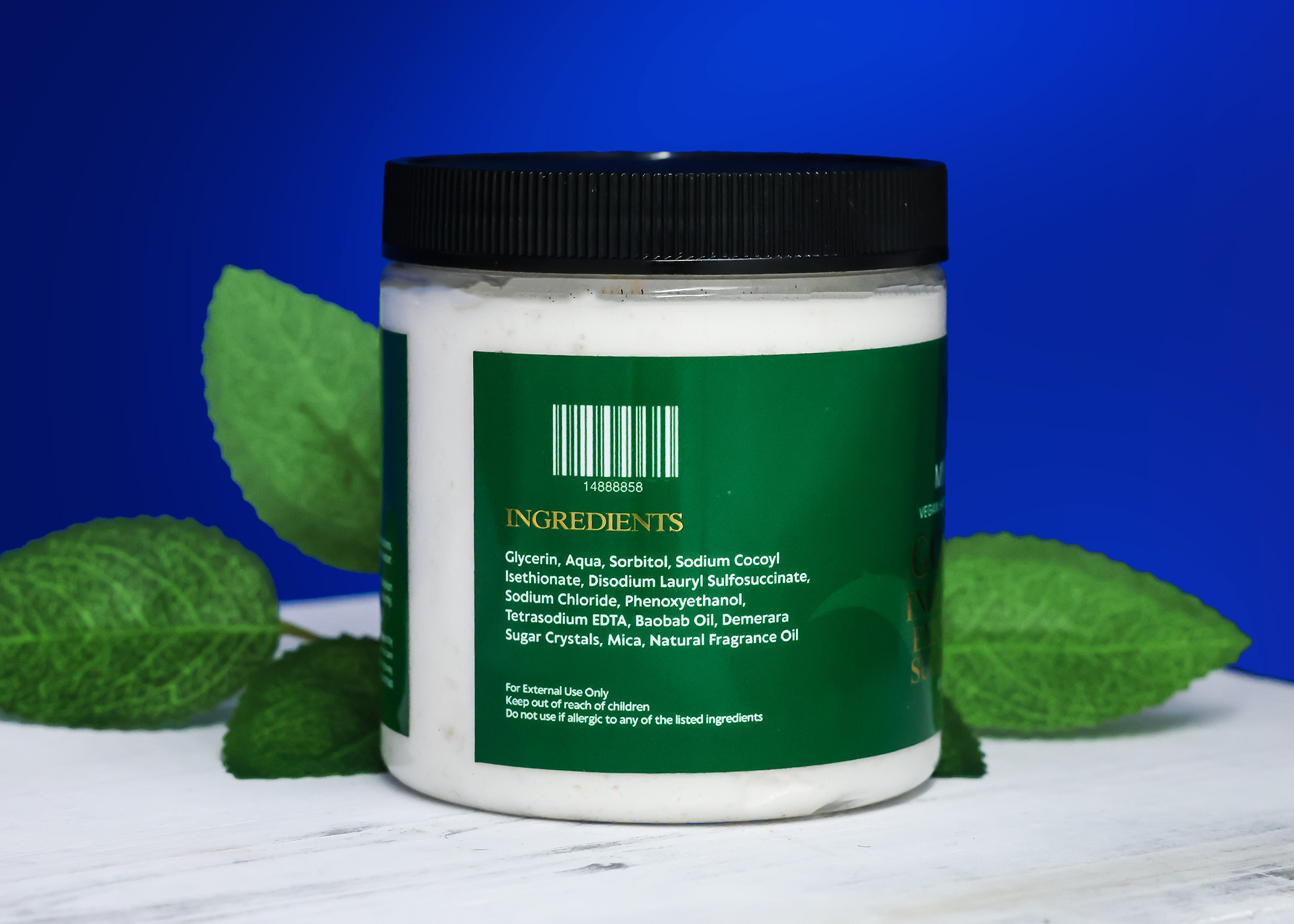 Golden Indulgence Sugar Body Scrub – Exfoliate, Smooth & Glow