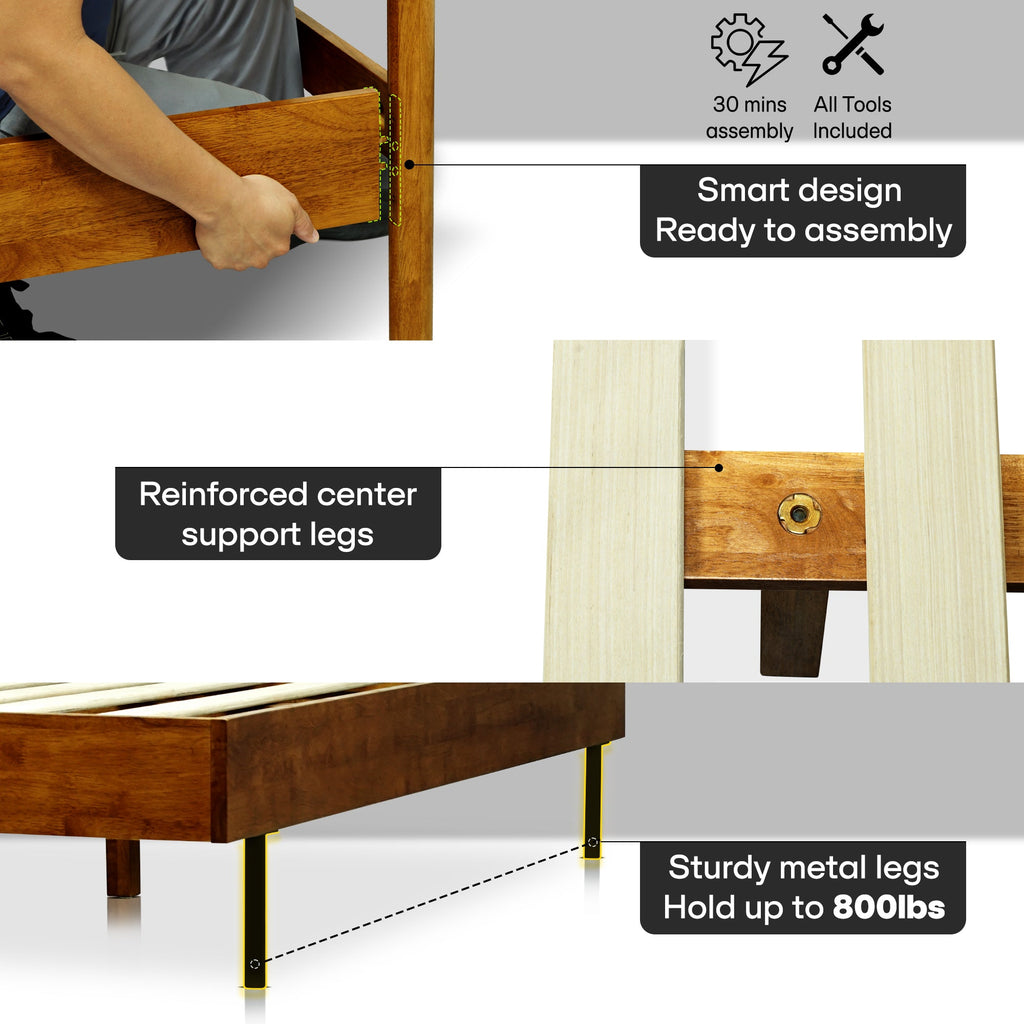 Astoria Solid Wood Bed Frame