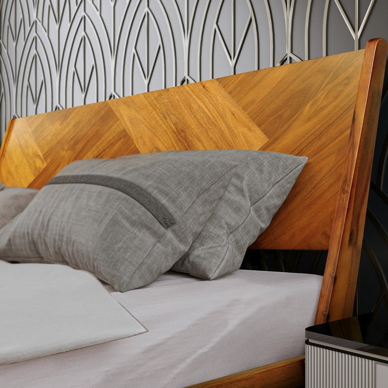 Gazelle Platform Bed Frame With Headboard