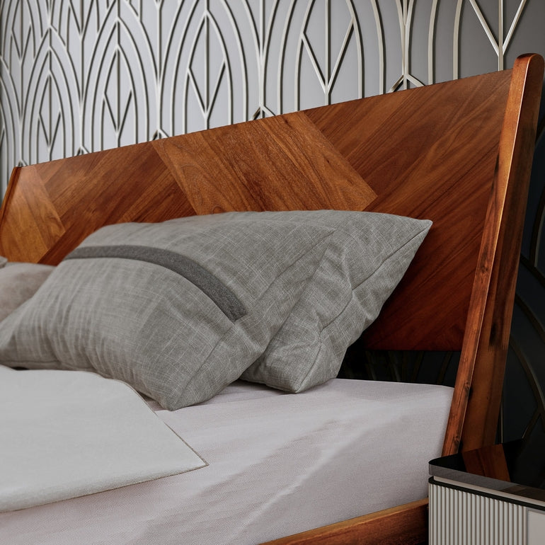 Gazelle Platform Bed Frame With Headboard