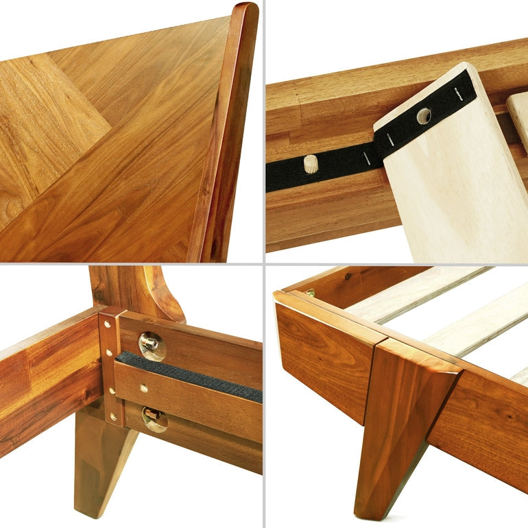 Gazelle Platform Bed Frame With Headboard