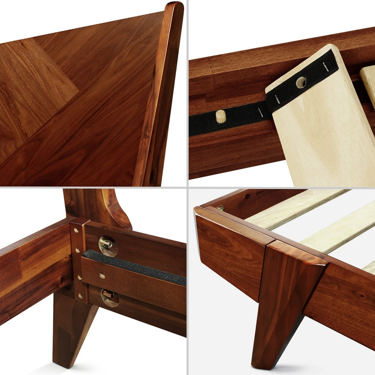 Gazelle Platform Bed Frame With Headboard
