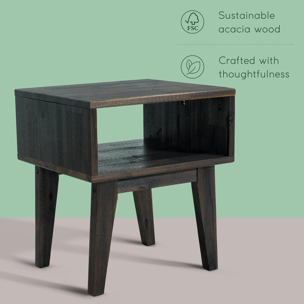 Serena Solid Wood Nightstand