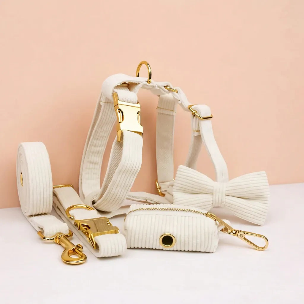 White Corduroy Set