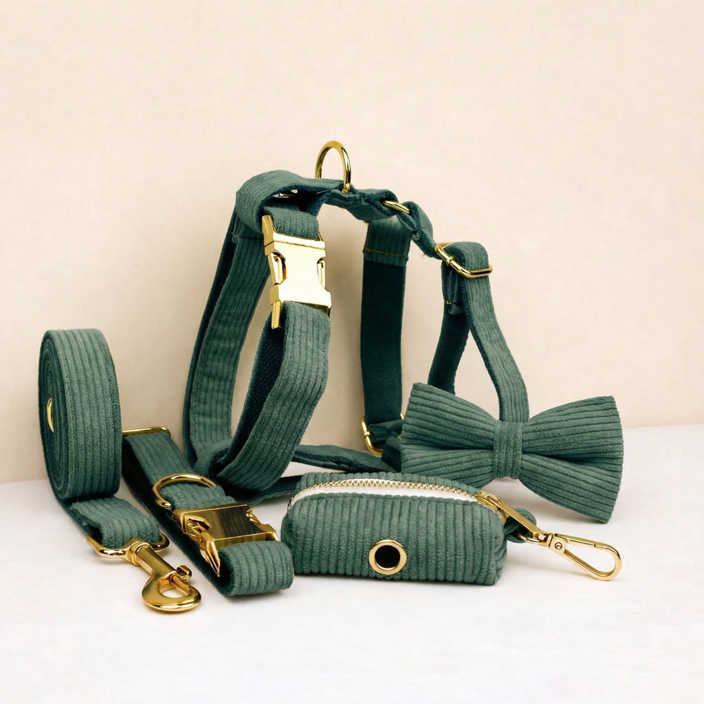Dark Green Corduroy Set
