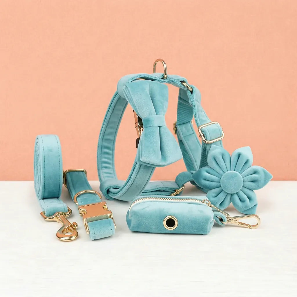 Turquoise Stone Velvet Set