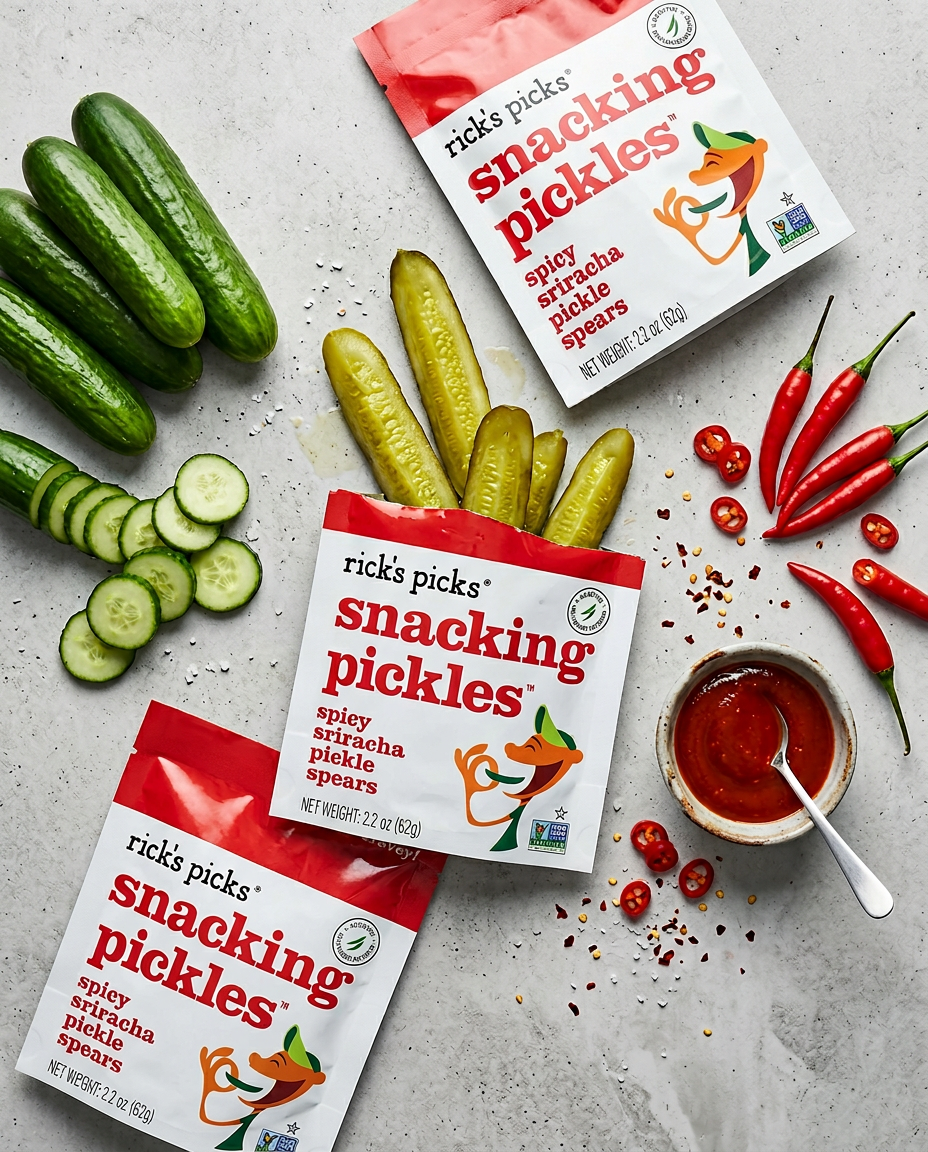 Spicy Snacking Pickles - 12 Pack!