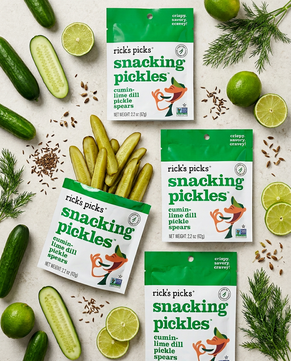 Cumin-Lime Snacking Pickles - 12 Pack!
