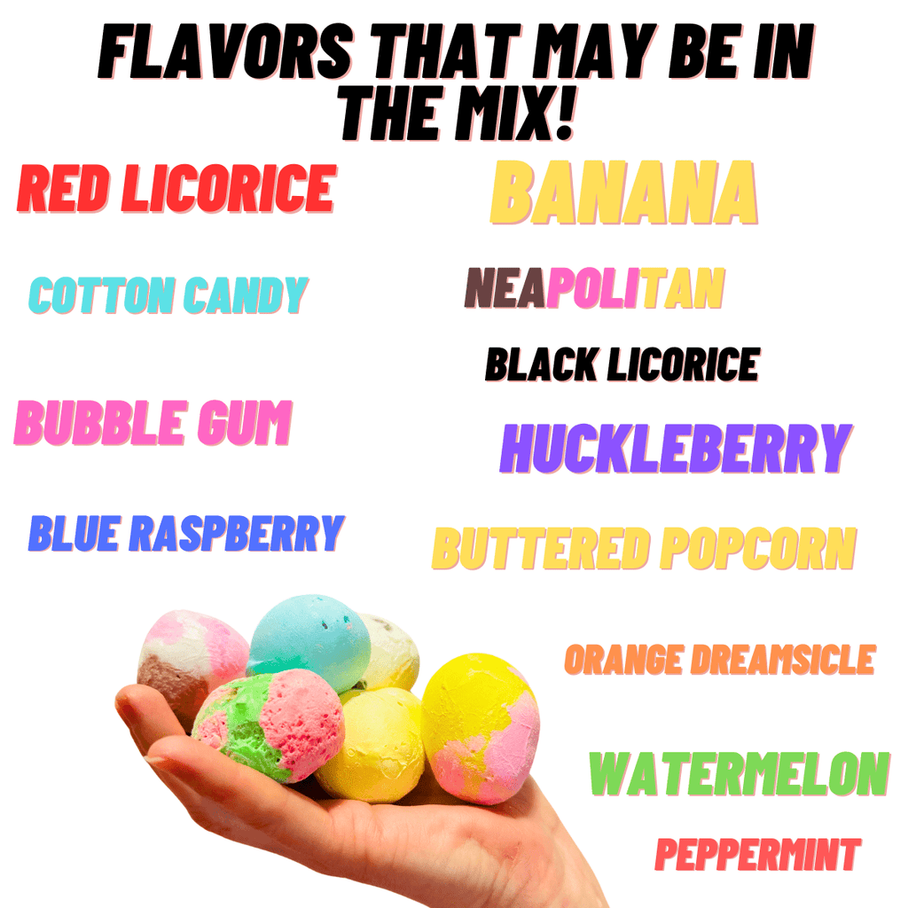 Freeze Dried Salt Water Taffy Mix – Candy Snack | Yum Yum Candy Shop