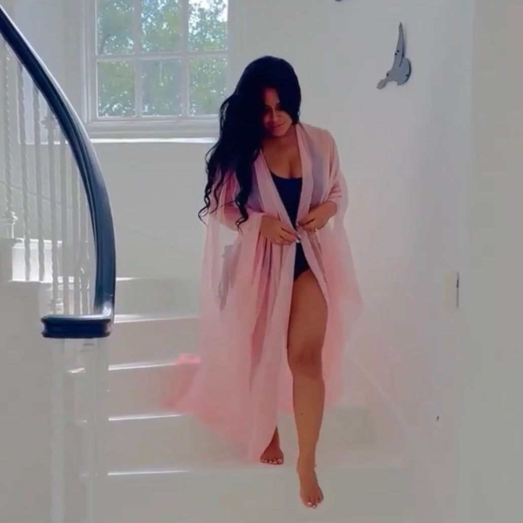 Sheer Cover Up Kimono