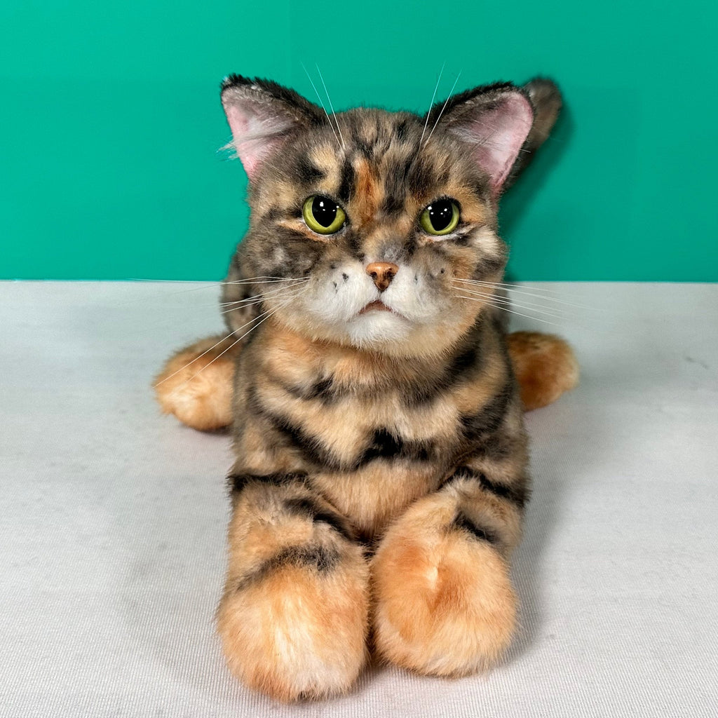 Plush leopard-print cat-Handmade Life-Size Companion & Pet Memorial