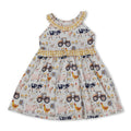 Yellow plaid ruffle farm kids girls summer dresses