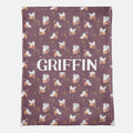 Griffin Personalized Minky Blanket