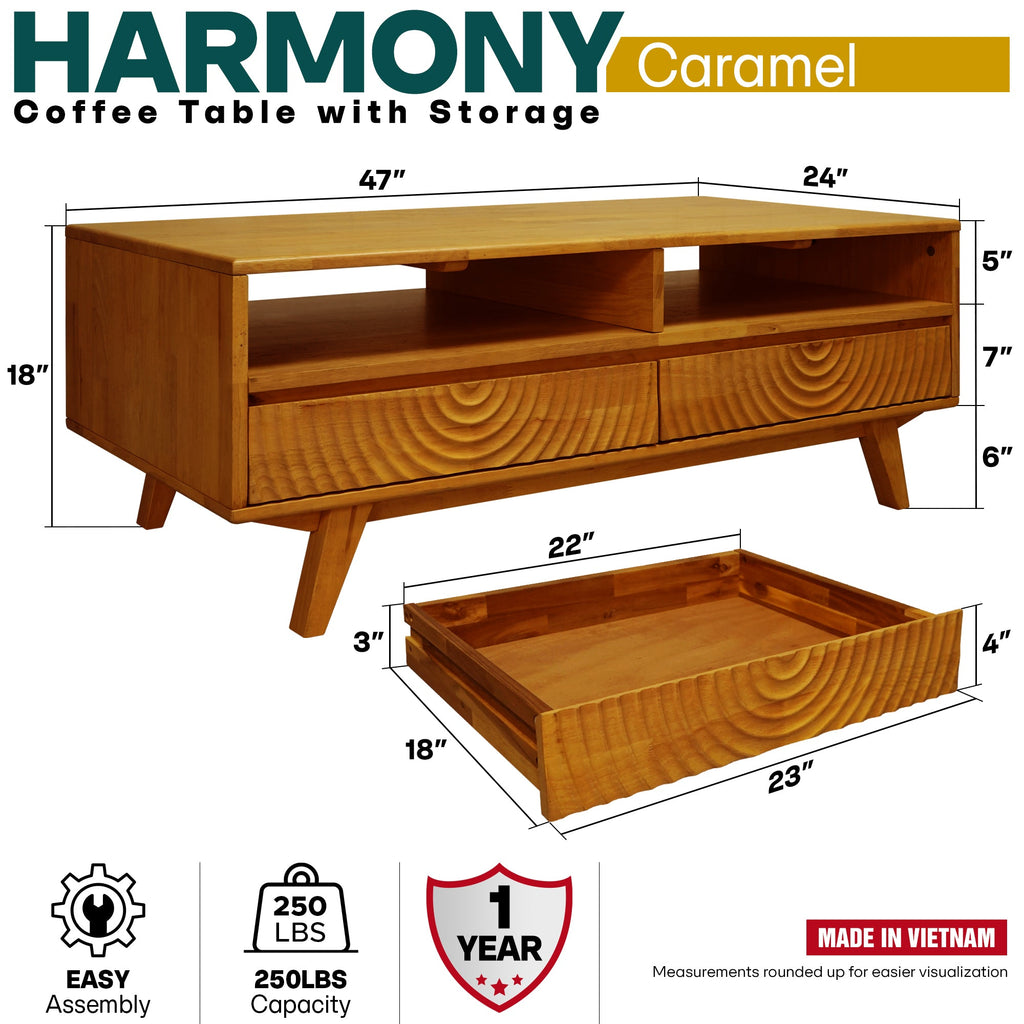 Harmony Wooden Coffee Table