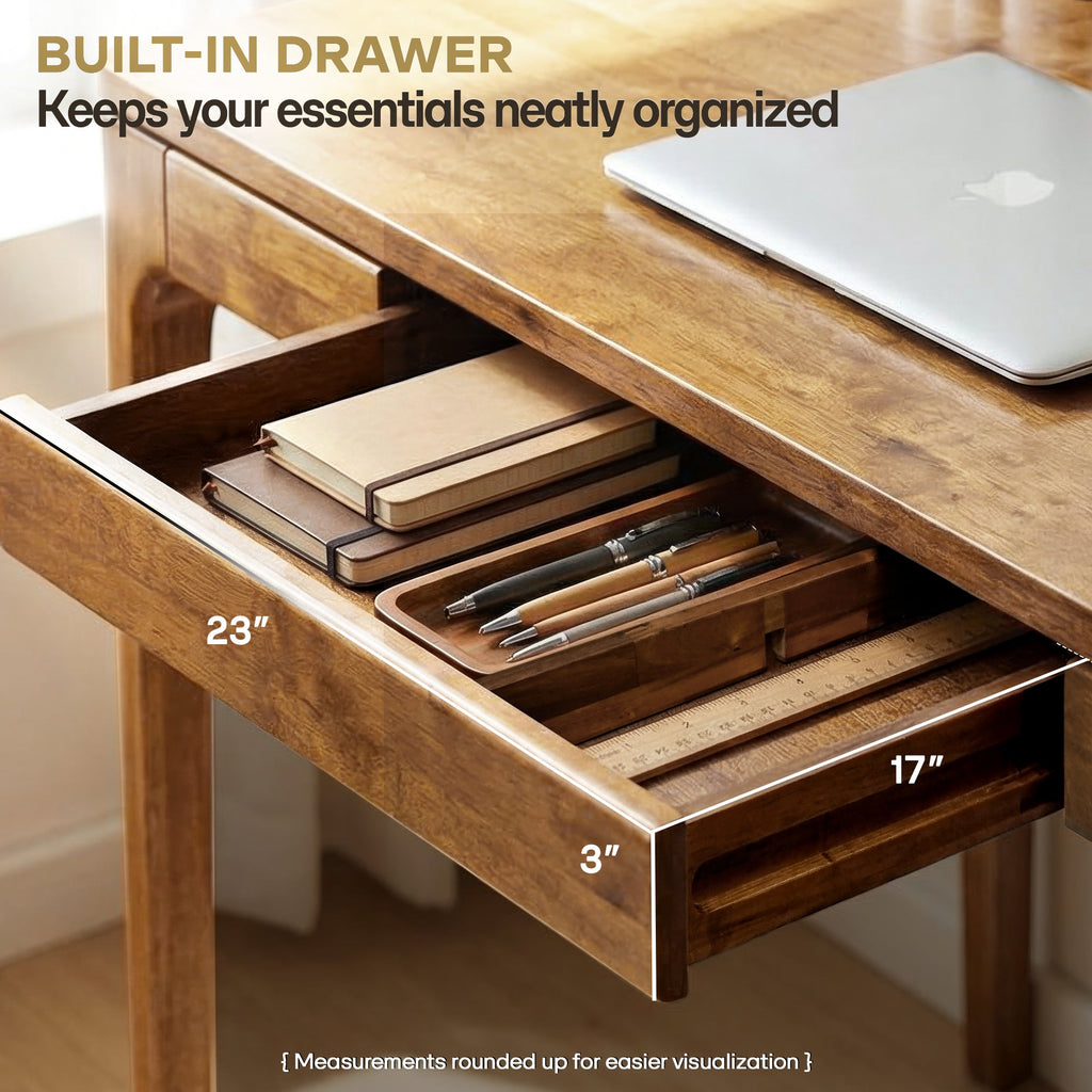 Wilma 48" Rubber Wood Desk