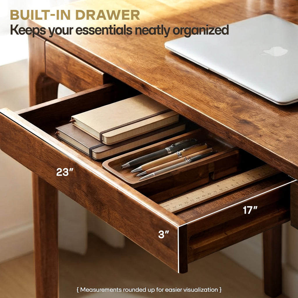 Wilma 48" Rubber Wood Desk