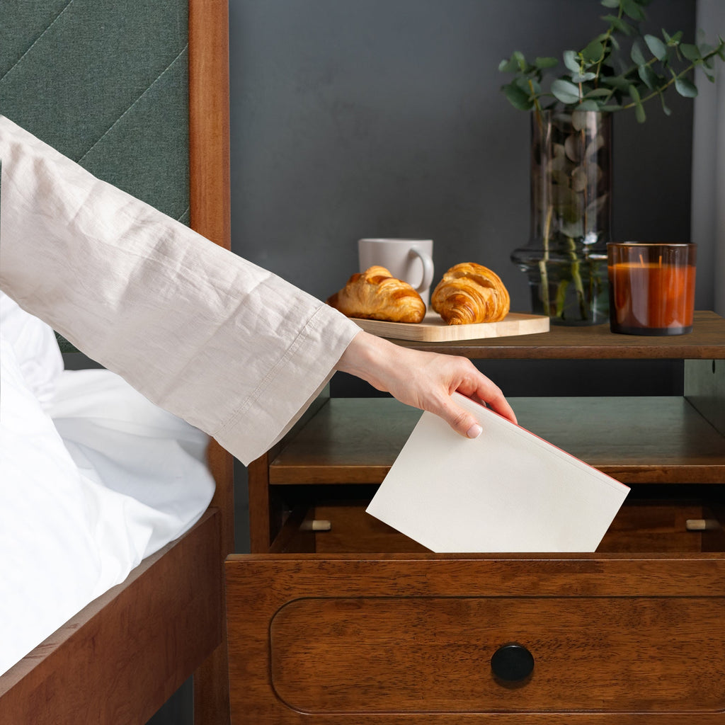 Savana Solid Wood Single-Drawer Nightstand