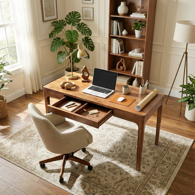 Wilma 48" Rubber Wood Desk