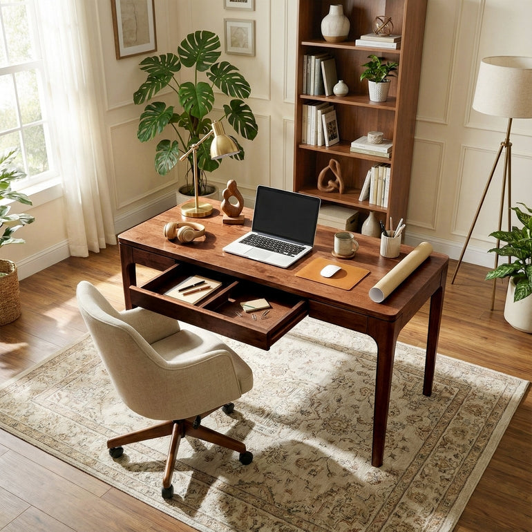 Wilma 48" Rubber Wood Desk