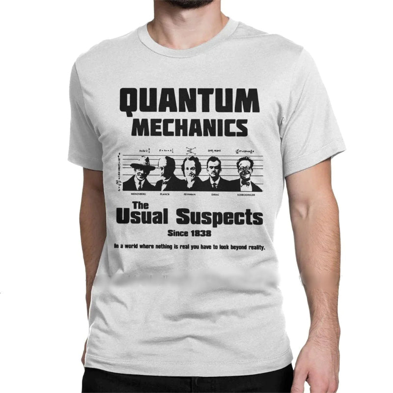 "The Usual Suspects" Quantum Mechanics T-Shirt